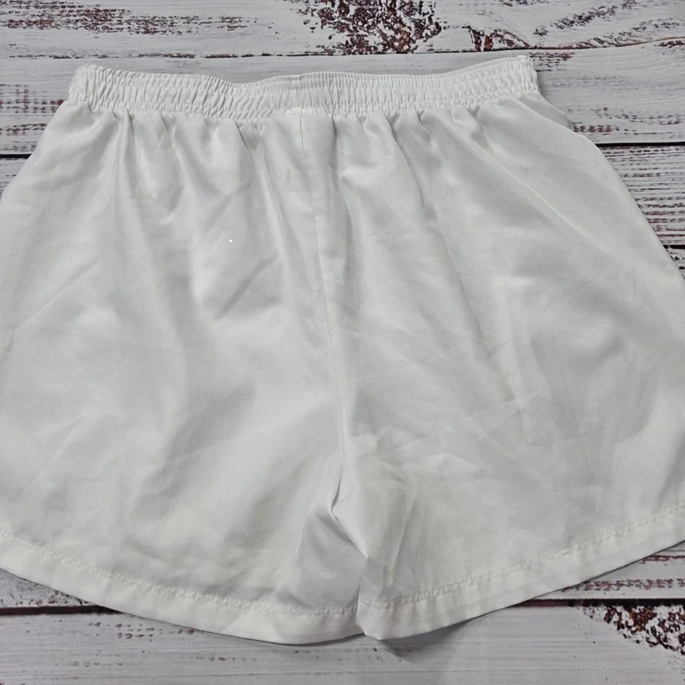 Nike Soccer Shorts Mens Small White Excellent Dri-FIT Puma Futbol Club Athletic